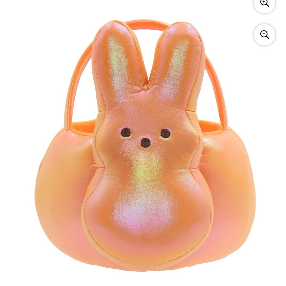 NWT Peeps Plush Orange Basket Baby Shower Birthday Party Candy Easter Spring